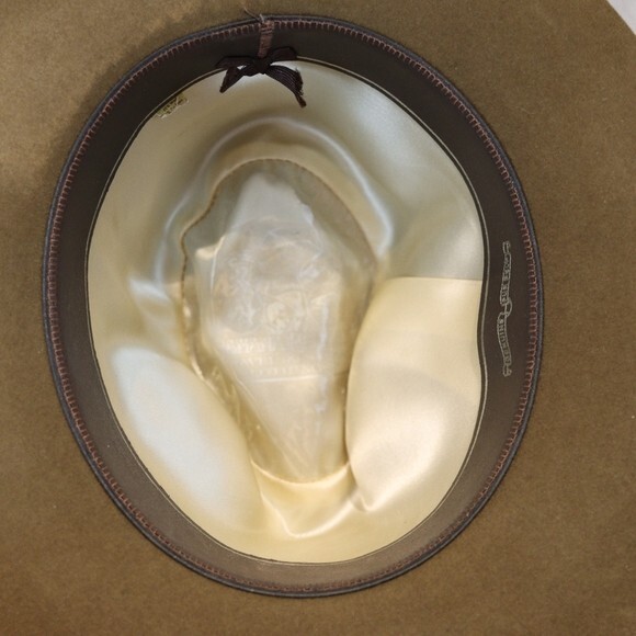 Banana Republic Vintage Safari Wool Fur Felt Fedora Rare Collectible Hat - Picture 9 of 16